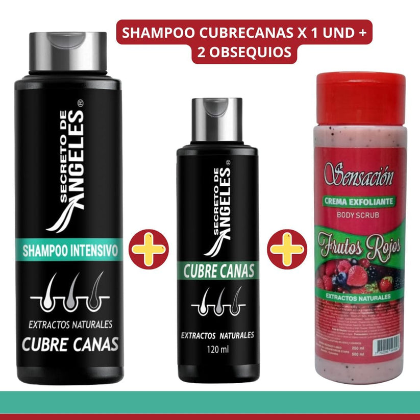 Shampoo Cubre Canas Secreto de Ángeles + Colageno y Exfoliante GRATIS!! - GRAN OFERTA