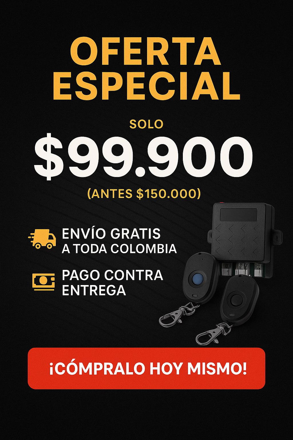 Olvídate de las preocupaciones: controla tu moto o carro desde cualquier lugar con nuestra alarma GPS