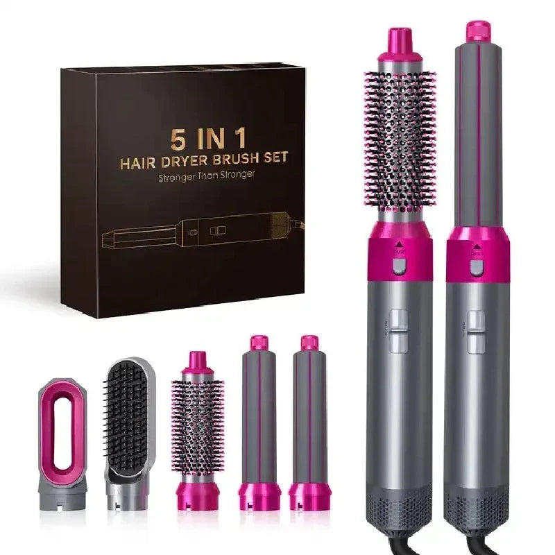 CEPILLO 5 EN 1 + REGALO GOTAS PARA EL CRECIMIENTO DEL PELO