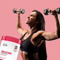 Creatine monohydrate Old School | Creatina monohidratada pura para mujeres+ GRATIS PRE ENTRENO