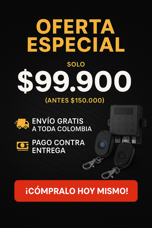 Olvídate de las preocupaciones: controla tu moto o carro desde cualquier lugar con nuestra alarma GPS