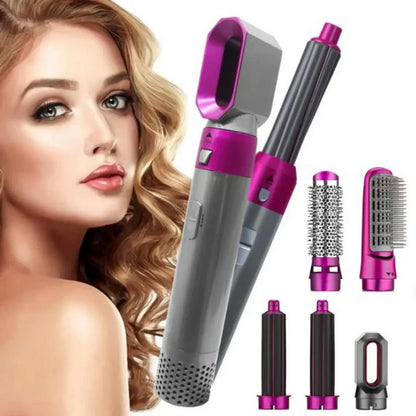 CEPILLO 5 EN 1 +  REGALO GOTAS PARA EL CRECIMIENTO DEL PELO