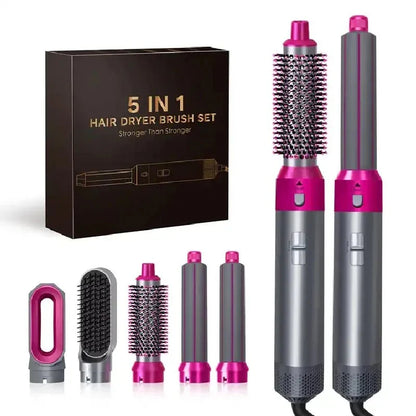 CEPILLO 5 EN 1 +  REGALO GOTAS PARA EL CRECIMIENTO DEL PELO