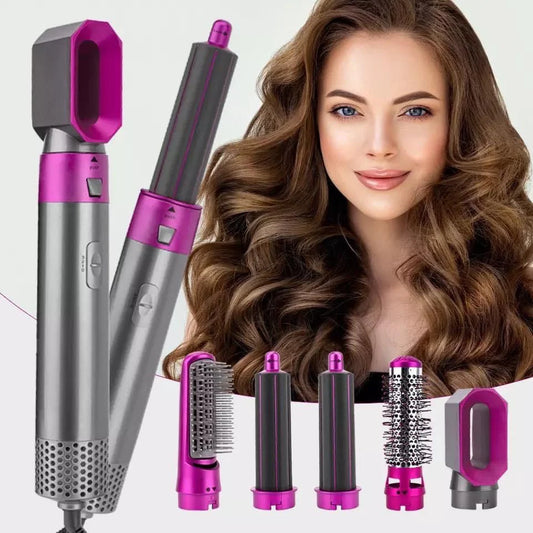 CEPILLO 5 EN 1 +  REGALO GOTAS PARA EL CRECIMIENTO DEL PELO