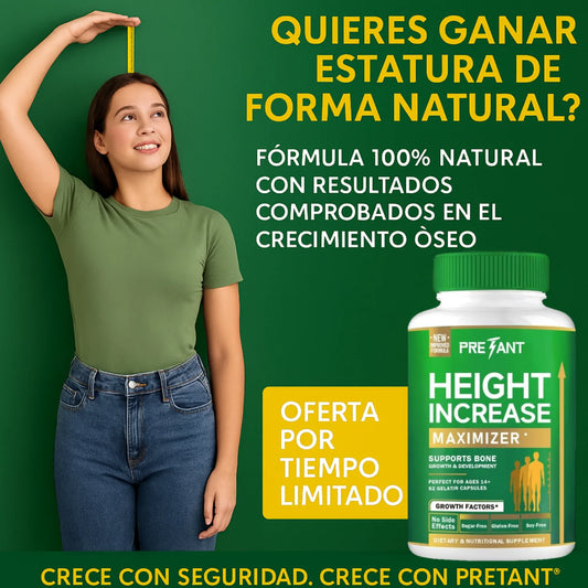 SUPLEMENTO NATURAL  Pretant® PARA EL CRECIMINETO