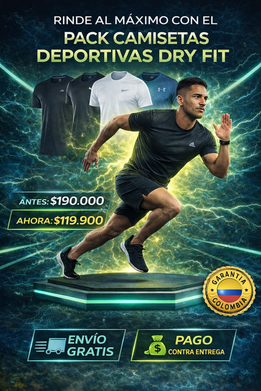 🔥PROMO PACK  X6 CAMISRTA DRIY FIT🔥