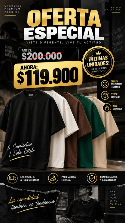 🔥El Combo Black Friday que estabas esperando: 5x $119.000🔥