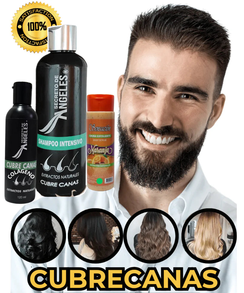 Shampoo Cubre Canas Secreto de Ángeles + Colageno y Exfoliante GRATIS!! - GRAN OFERTA